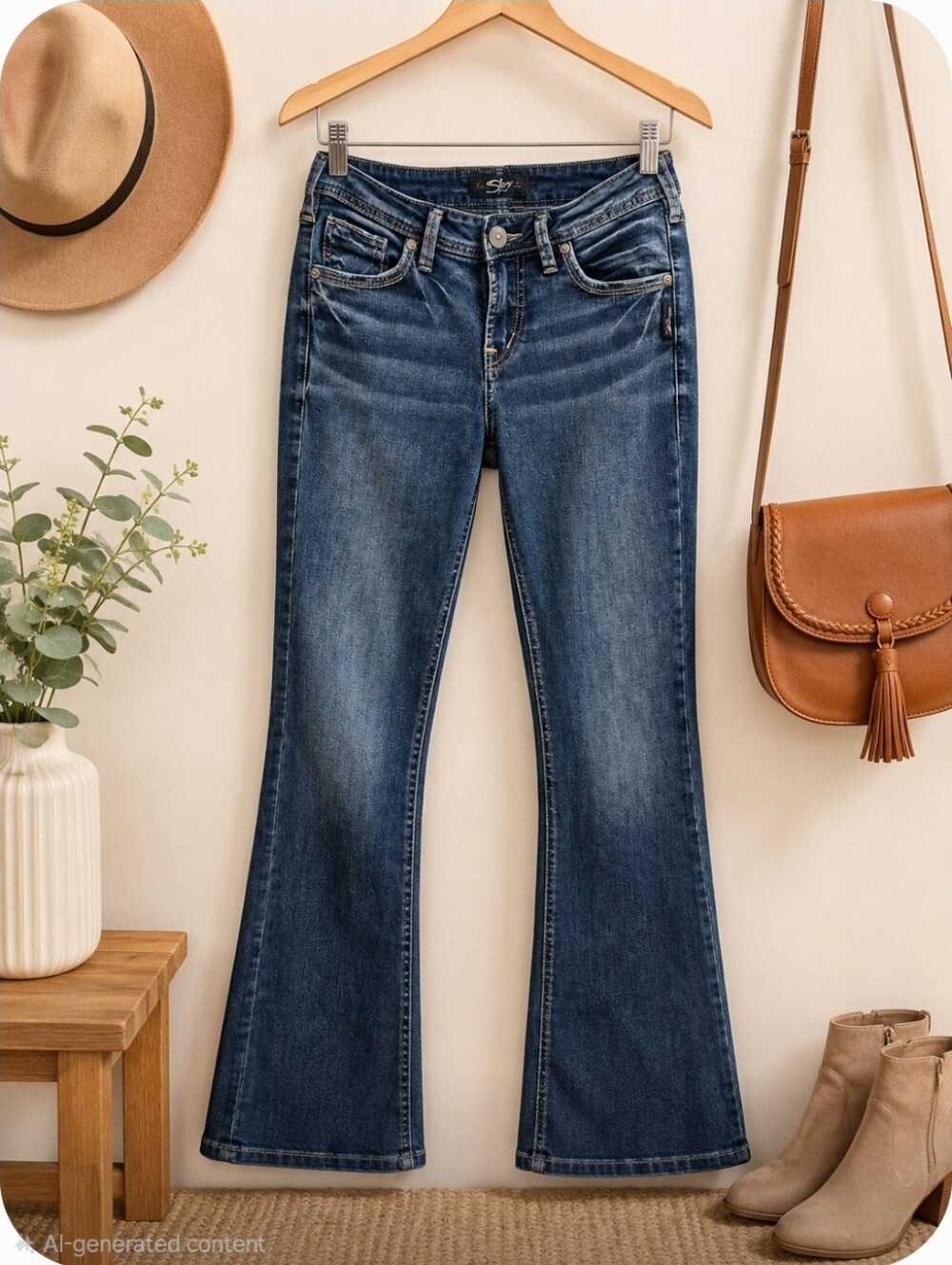 Silver Suki Mid Rise Bootcut Jeans | Medium Wash Stretch Denim